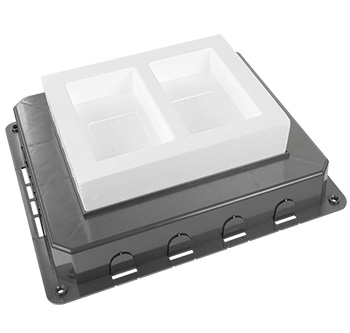 Boîte à Encastrer pour Boîte de Sol - 12 Modules