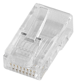 Ficha RJ45 UTP 8 Contactos (não blindada)