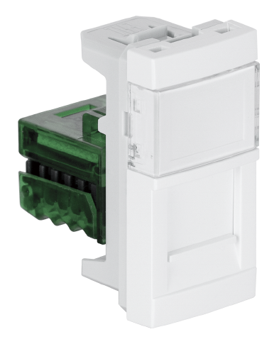 Module avec Connecteur RJ45 Cat. 5e UTP (100 MHz) - 1 Module