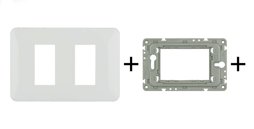 Toma con Conector Coaxial Tipo F y Conector Hembra RJ11